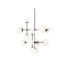 Suspendu Sabon Sonneman 2064.13 3W 3 lumières nickel satiné