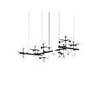 Suspendu en zig zag Nebula Sonneman 2067.25 3W 19 lumières satin noir