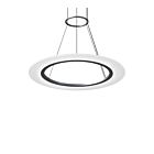 Suspendu LED à anneau Arctic Rings Sonneman 2071.16 12W 1 lumière aluminium satiné brillant
