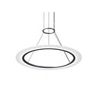 Suspendu LED à anneau Arctic Rings Sonneman 2072.16 16W 1 lumière aluminium satiné brillant