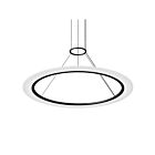 Suspendu LED à anneau Arctic Rings Sonneman 2073.25 22W 1 lumière satin noir
