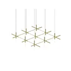 Sonneman 2105.14 1-Lumière 112W Finition laiton LED Lustre