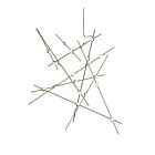 Sonneman 2152.13C-27 20-Lumières 41W Nickel satiné LED Lustre
