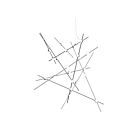 Suspendu Constellation Aquila Sonneman 2152.13W 41W 20 lumières nickel satiné