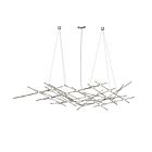 Sonneman 2155.13C-27 25-Lumières 50W Nickel satiné LED Lustre