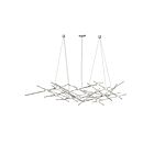 Suspendu Constellation Ursa Sonneman 2155.13W 50W 25 lumières nickel satiné