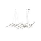 Suspendu Constellation Ursa Sonneman 2158.13C 92W 44 lumières nickel satiné