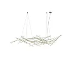 Sonneman 2158.38W-27 44-Lumières 92W Laiton satiné LED Lustre