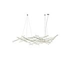 Sonneman 2158.38W 44-Lumières 92W Laiton satiné LED Lustre
