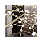 Sonneman 2158.38W 44-Lumières 92W Laiton satiné LED Lustre