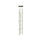 Sonneman 2161.38C-S-27 8-Lumières 16W Laiton satiné LED Lustre