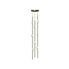Sonneman 2161.38W-S-27 8-Lumières 16W Laiton satiné LED Lustre