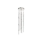 Sonneman 2162.13C-S-27 26-Lumières 52W Nickel satiné LED Lustre