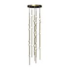 Sonneman 2162.38W-S-27 26-Lumières 52W Laiton satiné LED Lustre