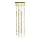 Sonneman 2165.38C-27 96-Lumières 192W Laiton satiné LED Lustre
