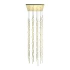 Sonneman 2165.38W 96-Lumières 192W Laiton satiné LED Lustre