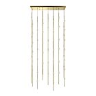 Sonneman 2166.38C-27 69-Lumières 138W Laiton satiné LED Lustre