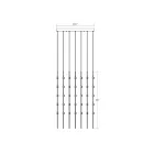 Sonneman 2169.13C-27 245-Lumières 490W Nickel satiné LED Lustre