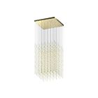 Sonneman 2169.38C 245-Lumières 490W Laiton satiné LED Lustre