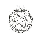 Suspendu Constellation Hedron Sonneman 2170.37C 80W 40 lumières nickel noir poli