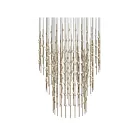Sonneman 2174.38C 204-Lumières 408W Laiton satiné LED Lustre