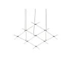 Sonneman 21Q13-RW3312 1-Lumière 18W Nickel satiné LED Lustre