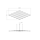 Sonneman 21Q13-RW5512 1-Lumière 50W Nickel satiné LED Lustre