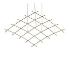 Sonneman 21Q38-RC5512-27 1-Lumière 50W Laiton satiné LED Lustre