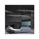 Sonneman 21Q38-RC7712 1-Lumière 98W Laiton satiné LED Lustre