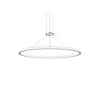 Suspendu LED rond Luna Sonneman 2234.16-27 78W 2 lumières aluminium satiné brillant