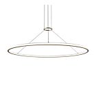 Suspendu LED rond Luna Sonneman 2235.14-27 104W 2 lumières laiton peint