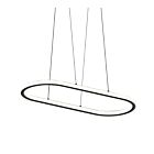 Sonneman 2241.25 98W Noir satiné LED Suspendu