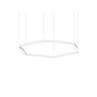 Suspendu LED Ola Sonneman 22QWRR01120PHA 72W 6 lumières satin blanc