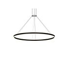 Suspendu à anneau double Corona Sonneman 2309.25 129W 2 lumières satin noir