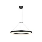 Suspendu LED à anneau Corona Sonneman 2315.25 28W satin noir