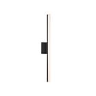 Barre lumineuse / applique LED dimmable Stilleto Sonneman 2342.25-DIM 12W satin noir