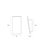 Sonneman 2365.98 0W Blanc texturé LED Applique murale