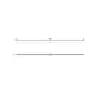 Sonneman 23QPCL244B120PHA 26W Chrome poli LED Applique murale d'intérieur