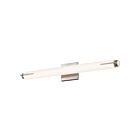 Barre lumineuse LED mince pour salle de bain Tubo Sonneman 2431.13-ST 16W nickel satiné