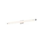 Barre lumineuse LED mince pour salle de bain Tubo Sonneman 2433.01-ST 26W chrome poli