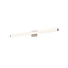 Barre lumineuse LED mince pour salle de bain Tubo Sonneman 2433.13-DT 26W nickel satiné