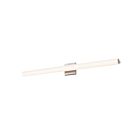 Barre lumineuse LED mince pour salle de bain Tubo Sonneman 2433.13-FT 26W nickel satiné