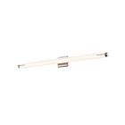 Barre lumineuse LED mince pour salle de bain Tubo Sonneman 2433.13-ST 26W nickel satiné