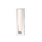 Applique LED à panneau mince Tubo Sonneman 2441.01-ST 8W chrome poli