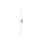 Applique LED double Planes Sonneman 2683.03 12W 2 lumières satin blanc