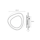 Sonneman 2690.98 14W Blanc texturé LED Applique murale