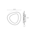 Sonneman 2692.98 14W Blanc texturé LED Applique murale