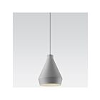 Suspendu Koma Taisho Sonneman 2750.16-E 75W 1 lumière aluminium satiné brillant