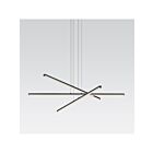 Suspendu LED Stix Sonneman 2763.25 42W 3 lumières satin noir