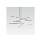Suspendu LED Stix Sonneman 2766.16 84W 6 lumières aluminium satiné brillant